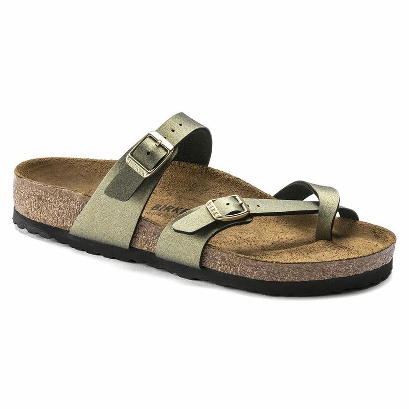 Birkenstock Birko Flor Mayari Dame Olivengrøn | DK 408XYU